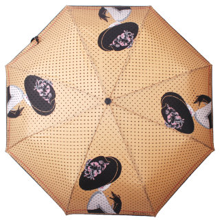 Зонт женский Flioraj, 22004 FJ желтый