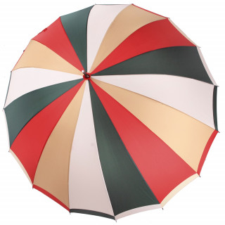Зонт-трость женский Три Слона 2162 полуавтомат красный
