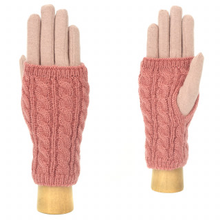 Перчатки с митенками женские FABRETTI, TH67-21 розовые