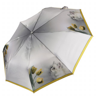 Зонт женский FABRETTI, UFLS0008-7 серый